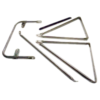 Left-Hand Stainless Steel Mirror Brackets for R Model Mack