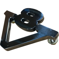 Mack V8 Emblem - Stainless Steel, Polished